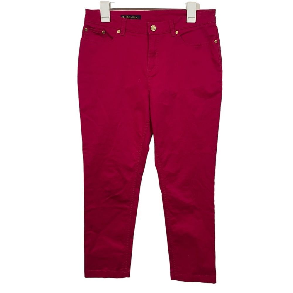 Brooks Brothers Pink Skinny Ankle Pants